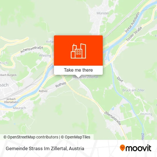 Gemeinde Strass Im Zillertal map