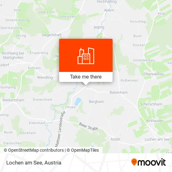 Lochen am See map
