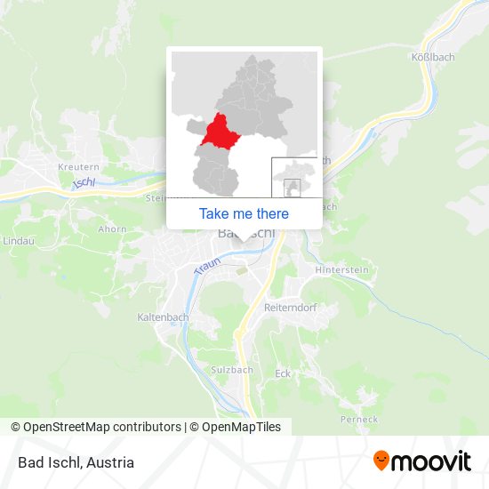 Bad Ischl map