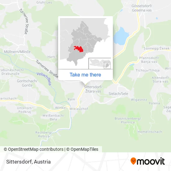 Sittersdorf map