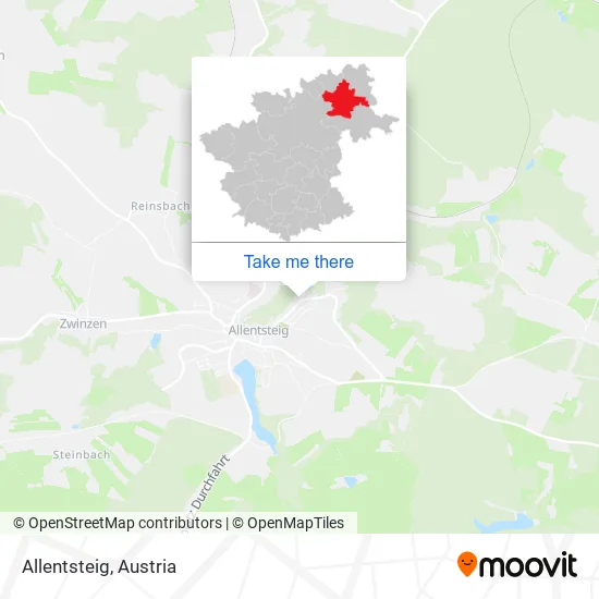 Allentsteig map