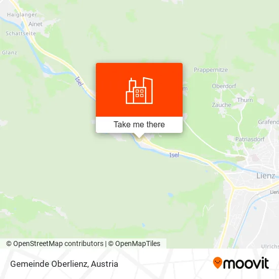 Gemeinde Oberlienz map