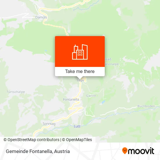 Gemeinde Fontanella map