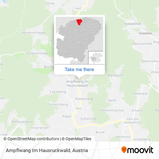 Ampflwang Im Hausruckwald map