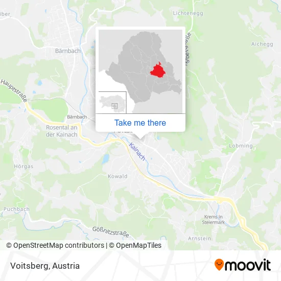 Voitsberg map
