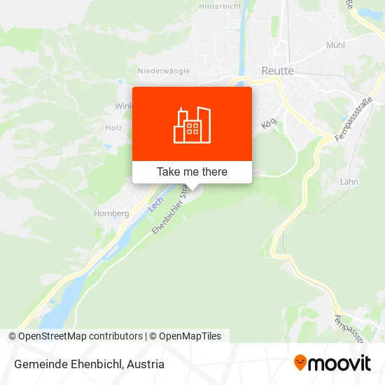 Gemeinde Ehenbichl map