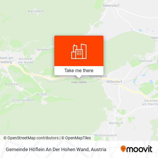 Gemeinde Höflein An Der Hohen Wand map