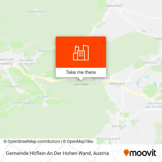 Gemeinde Höflein An Der Hohen Wand map