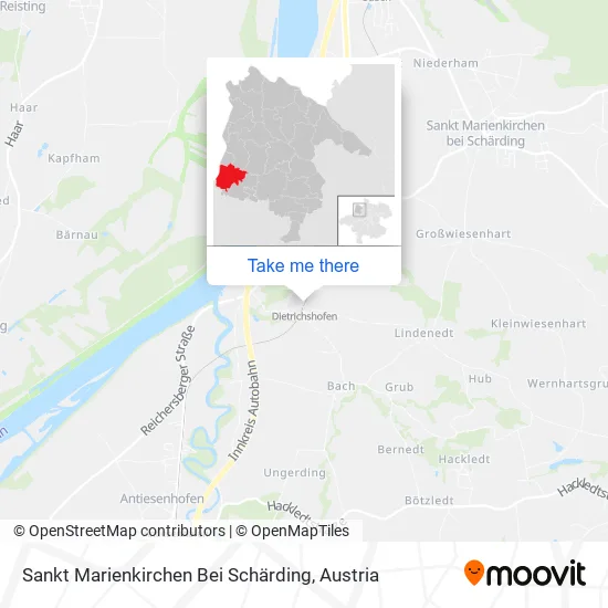 Sankt Marienkirchen Bei Schärding map