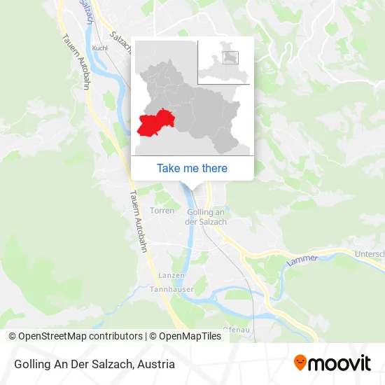 Golling An Der Salzach map