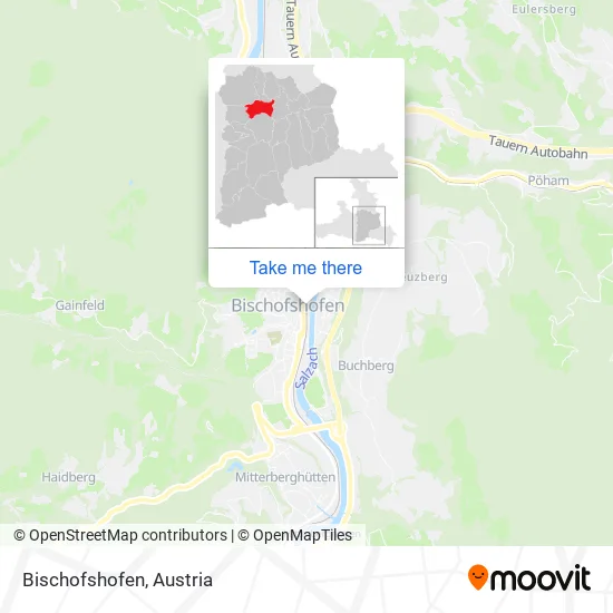 Bischofshofen map
