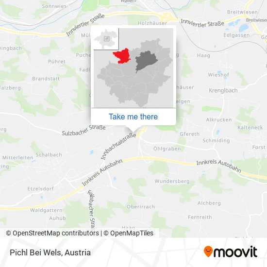 Pichl Bei Wels map