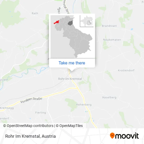 Rohr Im Kremstal map