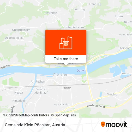 Gemeinde Klein-Pöchlarn map