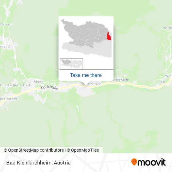 Bad Kleinkirchheim map