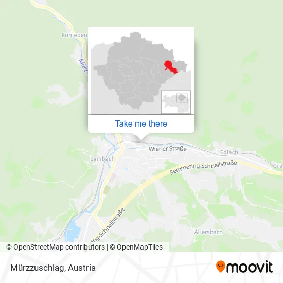 Mürzzuschlag map