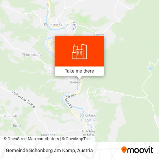 Gemeinde Schönberg am Kamp map