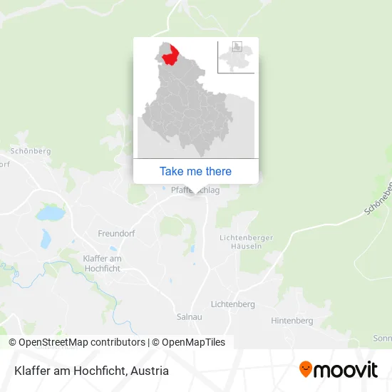 Klaffer am Hochficht map