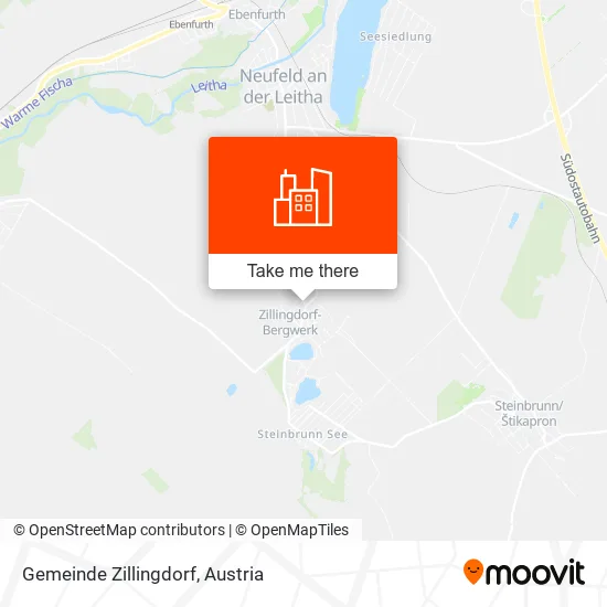 Gemeinde Zillingdorf map