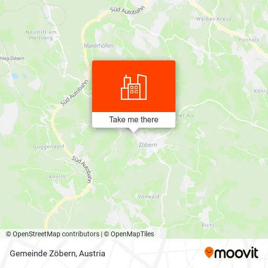 Gemeinde Zöbern map
