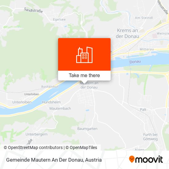 Gemeinde Mautern An Der Donau map