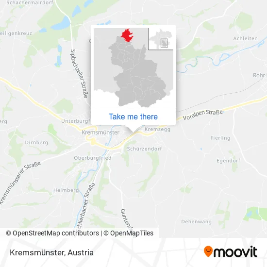 Kremsmünster map