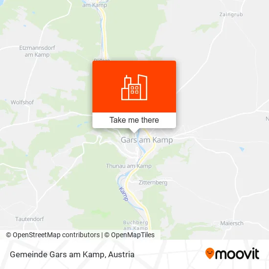 Gemeinde Gars am Kamp map