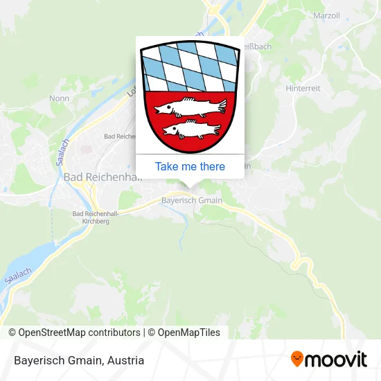 Bayerisch Gmain map