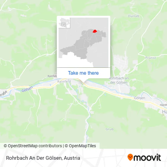 Rohrbach An Der Gölsen map