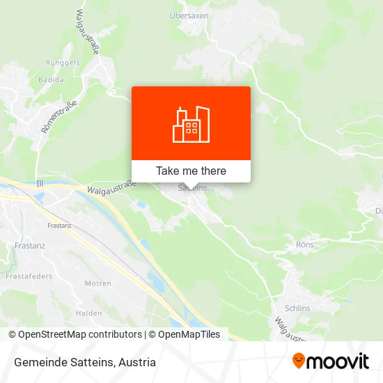 Gemeinde Satteins map