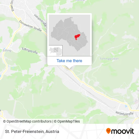 St. Peter-Freienstein map