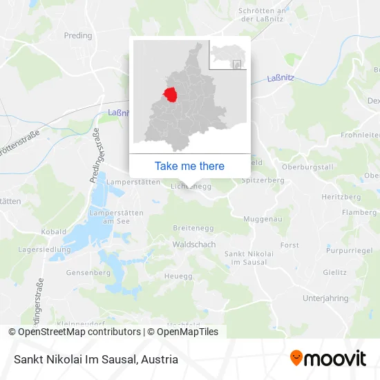 Sankt Nikolai Im Sausal map