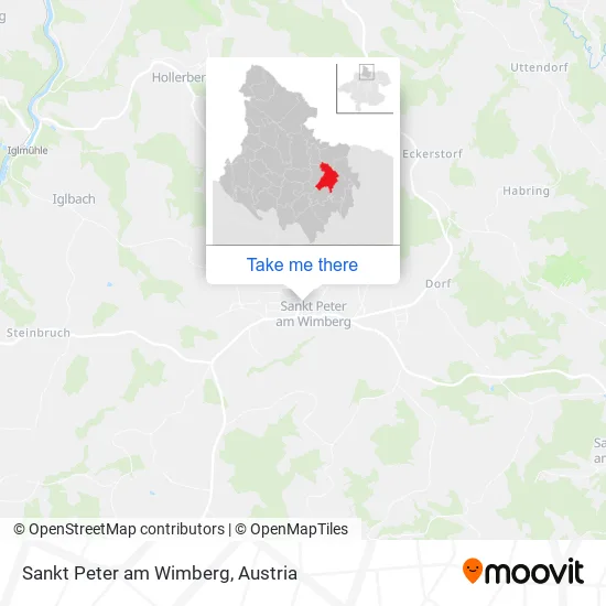 Sankt Peter am Wimberg map