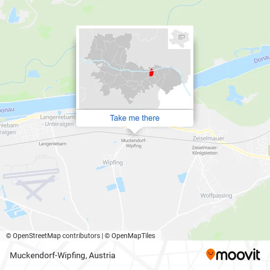 Muckendorf-Wipfing map