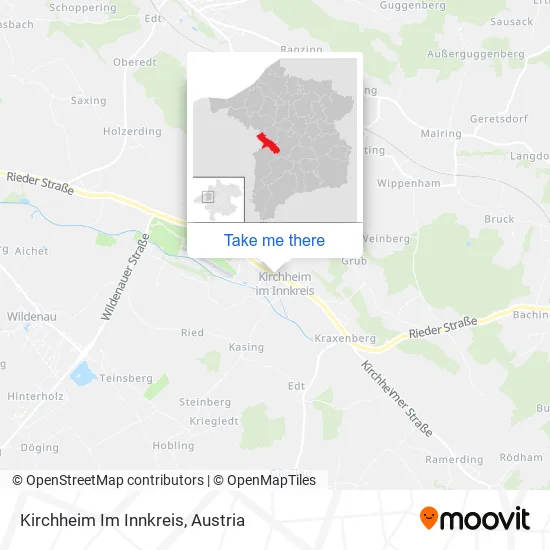 Kirchheim Im Innkreis map