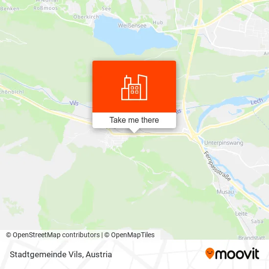 Stadtgemeinde Vils map