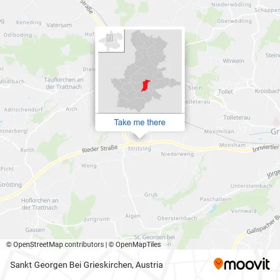 Sankt Georgen Bei Grieskirchen map