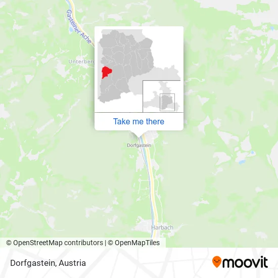 Dorfgastein map