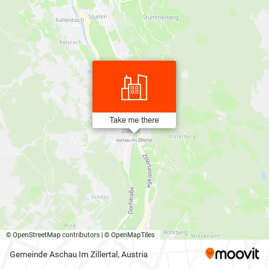 Gemeinde Aschau Im Zillertal map