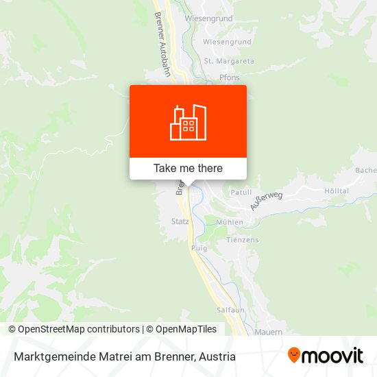 Marktgemeinde Matrei am Brenner map