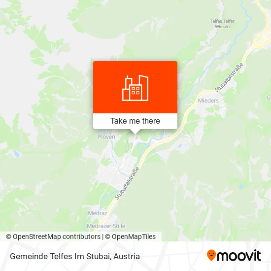 Gemeinde Telfes Im Stubai map