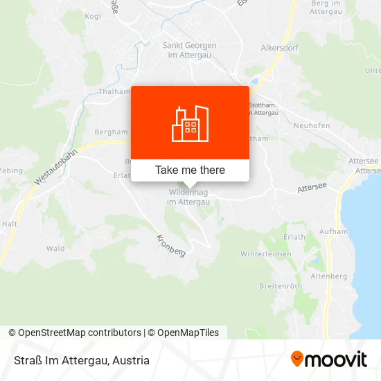Straß Im Attergau map