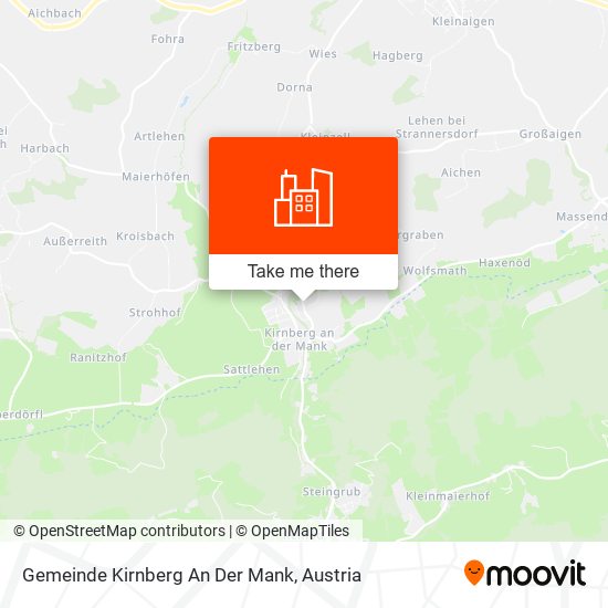 Gemeinde Kirnberg An Der Mank map