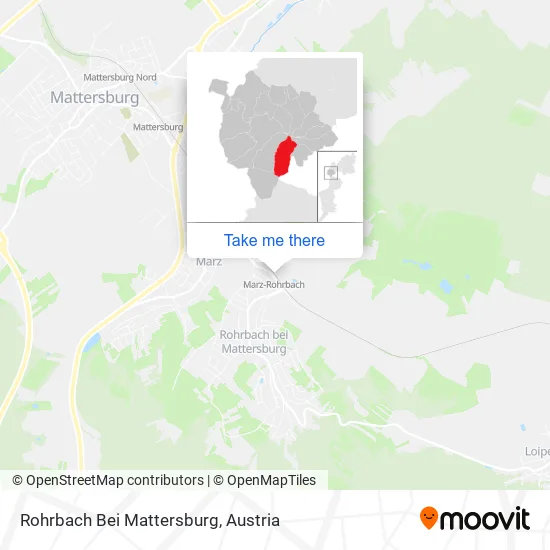 Rohrbach Bei Mattersburg map
