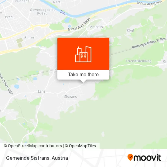 Gemeinde Sistrans map