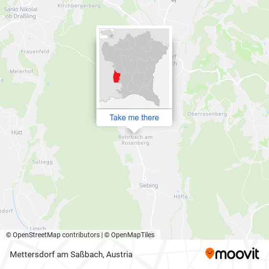 Mettersdorf am Saßbach map