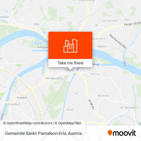 Gemeinde Sankt Pantaleon-Erla map