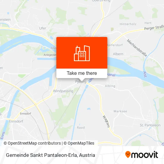 Gemeinde Sankt Pantaleon-Erla map