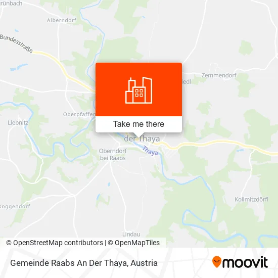 Gemeinde Raabs An Der Thaya map
