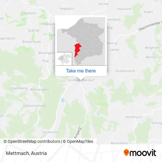 Mettmach map